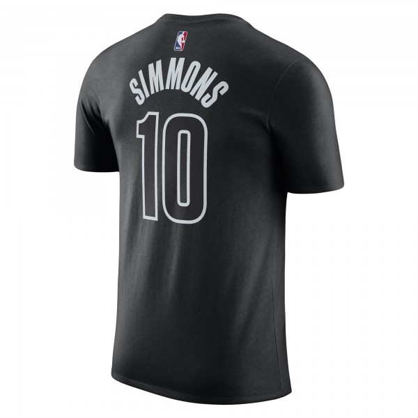 Футболка Ben Simmons Brooklyn Nets Jordan Brand 2022/23 Statement Edition - Black