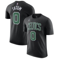 Футболка Jayson Tatum Boston Celtics Jordan Brand 2022/23 Statement Edition Name & Number - Black