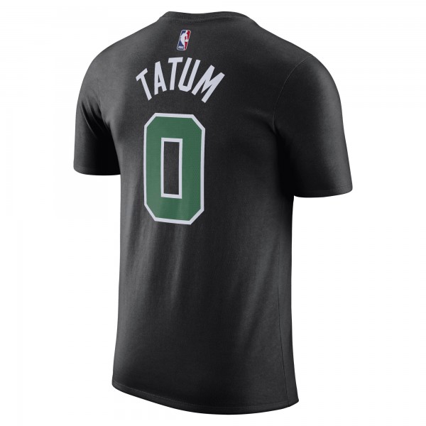 Футболка Jayson Tatum Boston Celtics Jordan Brand 2022/23 Statement Edition Name & Number - Black