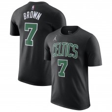 Именная футболка Jaylen Brown Boston Celtics Jordan Brand 2022/23 Statement Edition - Black