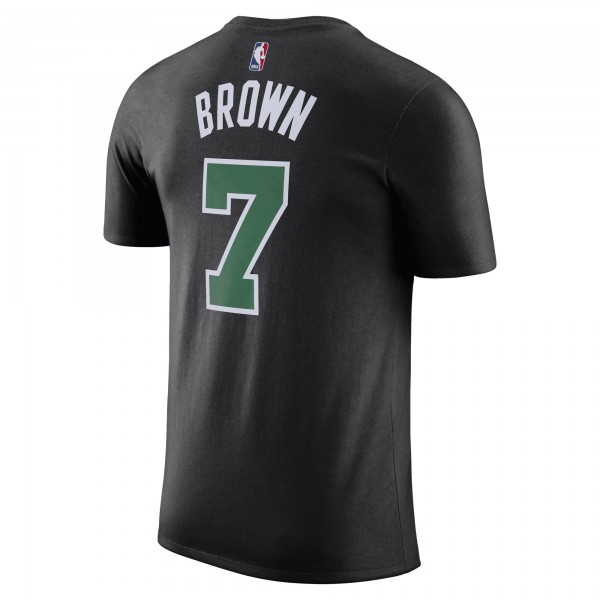 Футболка Jaylen Brown Boston Celtics Jordan Brand 2022/23 Statement Edition Name & Number - Black