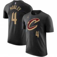 Именная футболка Evan Mobley Cleveland Cavaliers Jordan Brand 2022/23 Statement Edition - Black