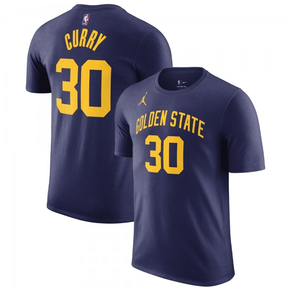 Футболка Stephen Curry Golden State Warriors Jordan Brand 2022/23 Statement Edition - Navy