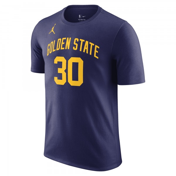 Футболка Stephen Curry Golden State Warriors Jordan Brand 2022/23 Statement Edition - Navy