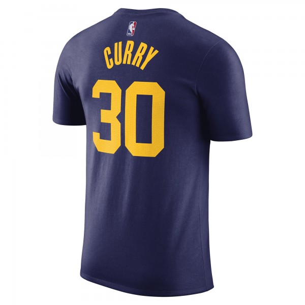 Футболка Stephen Curry Golden State Warriors Jordan Brand 2022/23 Statement Edition - Navy