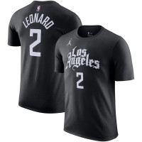 Футболка Kawhi Leonard LA Clippers Jordan Brand 2022/23 Statement Edition - Black