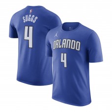 Именная футболка Jalen Suggs Orlando Magic Jordan Brand 2022/23 Statement Edition - Blue