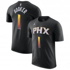 Футболка Devin Booker Phoenix Suns Jordan Brand 2022/23 Statement Edition - Black