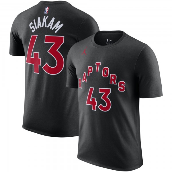 Футболка Pascal Siakam Toronto Raptors Jordan Brand 2022/23 Statement Edition - Black