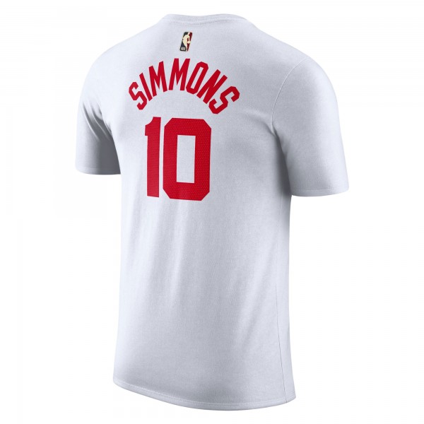 Футболка Ben Simmons Brooklyn Nets Nike 2022/23 Classic Edition - White