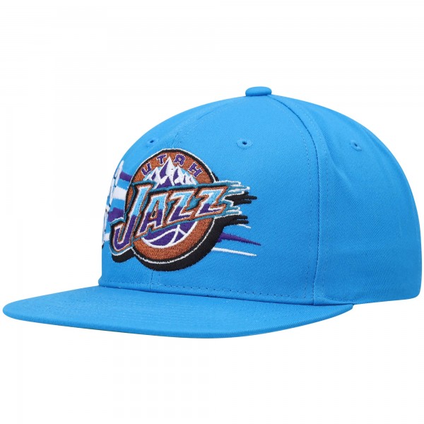 Бейсболка Utah Jazz Mitchell & Ness Hardwood Classics Retro Bolt Deadstock - Powder Blue