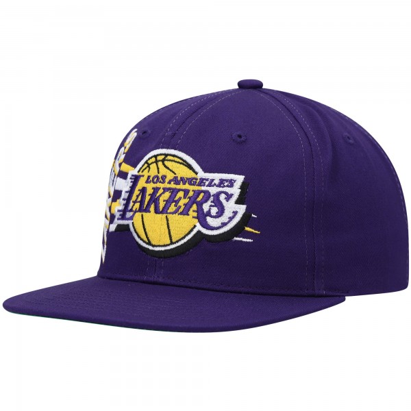 Бейсболка Los Angeles Lakers Mitchell & Ness Retro Bolt Deadstock - Purple