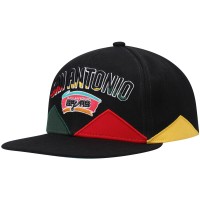 Бейсболка San Antonio Spurs Mitchell & Ness Hardwood Classics Black History Month - Black