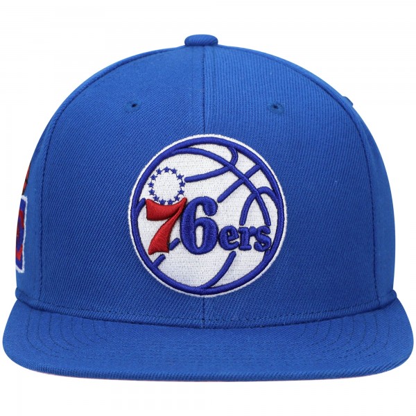 Бейсболка Philadelphia 76ers Mitchell & Ness Hardwood Classics All Love - Royal