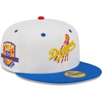 Бейсболка Los Angeles Dodgers New Era 50th Anniversary Cherry Lolli 59FIFTY - White/Royal