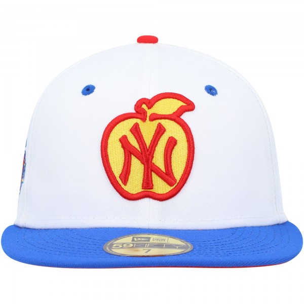 Бейсболка New York Yankees New Era 100th Anniversary Cherry Lolli 59FIFTY - White/Royal