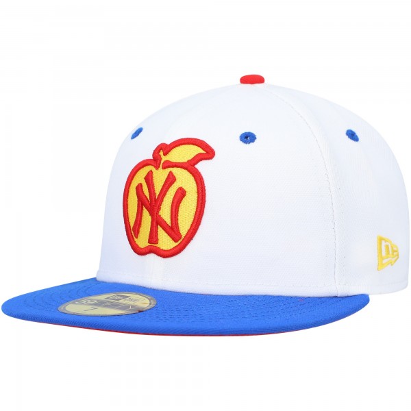 Бейсболка New York Yankees New Era 100th Anniversary Cherry Lolli 59FIFTY - White/Royal