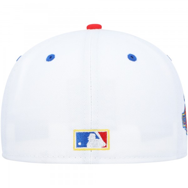 Бейсболка New York Yankees New Era 100th Anniversary Cherry Lolli 59FIFTY - White/Royal