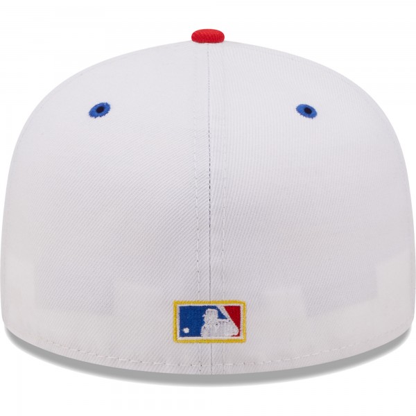 Бейсболка Los Angeles Dodgers New Era 75th World Series Cherry Lolli 59FIFTY - White/Royal