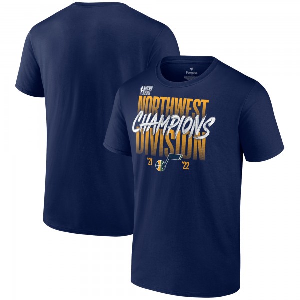 Футболка Utah Jazz 2022 Northwest Division Champions Locker Room - Navy