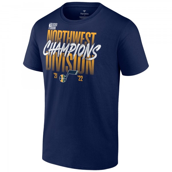 Футболка Utah Jazz 2022 Northwest Division Champions Locker Room - Navy