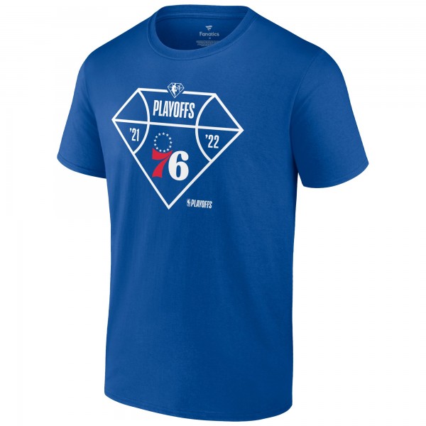 Футболка Philadelphia 76ers 2022 NBA Playoffs Diamond - Royal