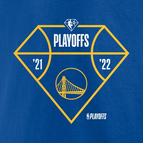 Футболка Golden State Warriors 2022 NBA Playoffs Diamond - Royal
