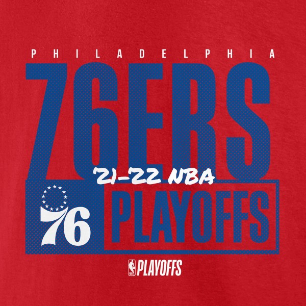 Футболка Philadelphia 76ers 2022 NBA Playoffs - Red