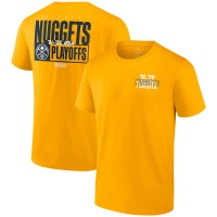 Футболка Denver Nuggets 2022 NBA Playoffs - Gold