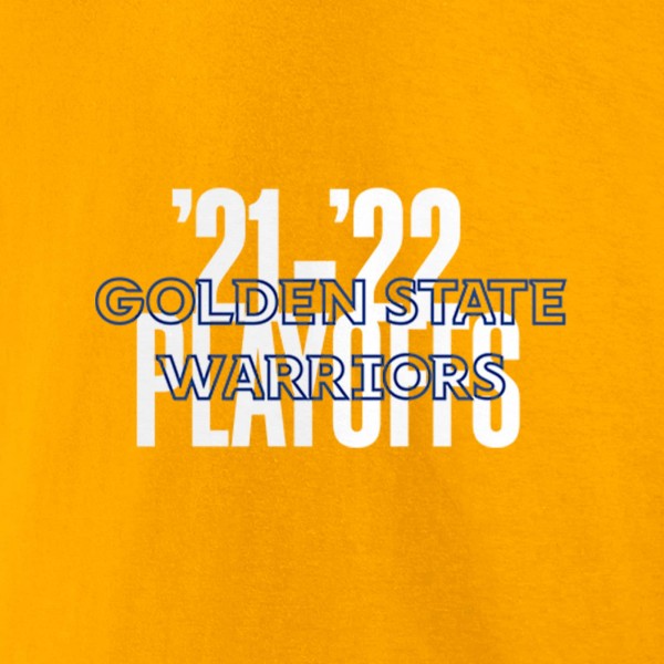 Футболка Golden State Warriors 2022 NBA Playoffs - Gold