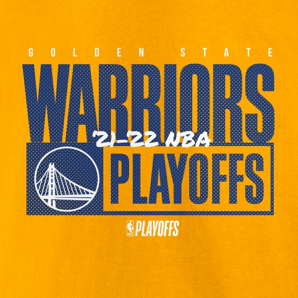 Футболка Golden State Warriors 2022 NBA Playoffs - Gold