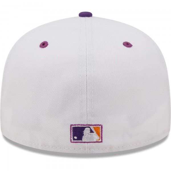 Бейсболка New York Yankees New Era 2000 World Series Grape Lolli 59FIFTY - White/Purple