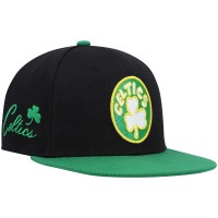 Бейсболка Boston Celtics Mitchell & Ness Hardwood Classics - Black/Kelly Green