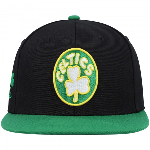 Бейсболка Boston Celtics Mitchell & Ness Hardwood Classics - Black/Kelly Green