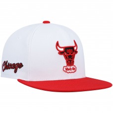 Бейсболка Chicago Bulls Mitchell & Ness White/Red Hardwood Classics