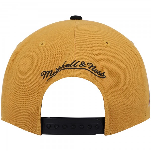 Бейсболка Philadelphia 76ers Mitchell & Ness Hardwood Classics - Gold/Black