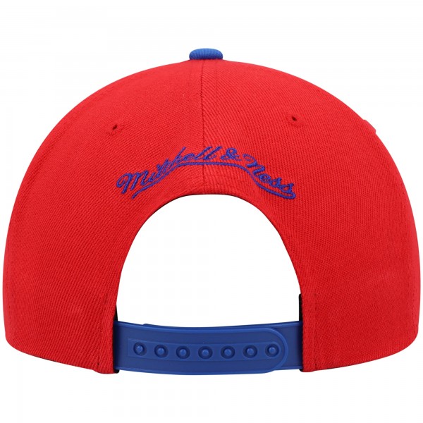 Бейсболка Philadelphia 76ers Mitchell & Ness Hardwood Classics - Red/Royal