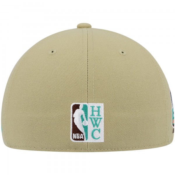 Бейсболка New York Knicks Mitchell & Ness 1998 NBA All-Star Weekend Hardwood Classics Malibu Sunrise - Khaki