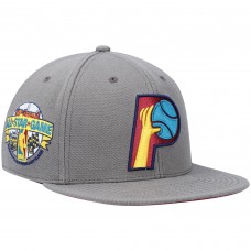 Бейсболка Indiana Pacers Mitchell &amp; Ness Hardwood Classics 1985 NBA All-Star Game Carbon Cabernet - Charcoal