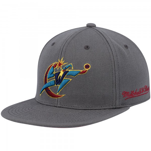Бейсболка Washington Wizards Mitchell & Ness Hardwood Classics 2001 NBA All-Star Game Carbon Cabernet - Charcoal