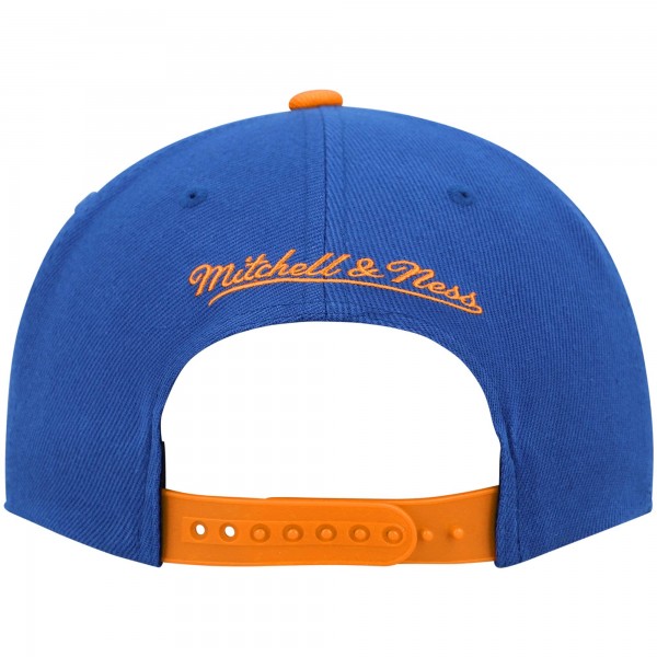 Бейсболка New York Knicks Mitchell & Ness Gradient Wordmark - Blue/Orange