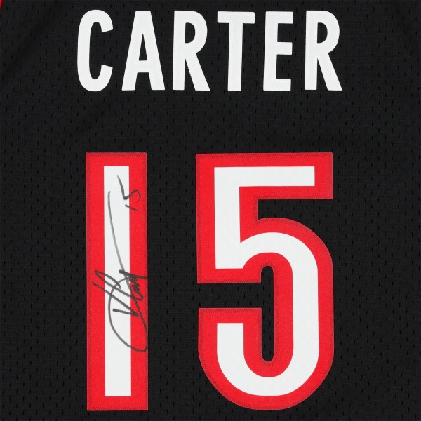 Vince Carter Toronto Raptors Autographed Fanatics Authentic Purple 1999-00 Mitchell & Ness Swingman Jersey