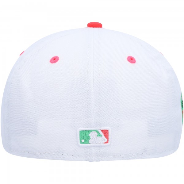 Бейсболка Los Angeles Dodgers New Era  Watermelon Lolli 59FIFTY - White/Green