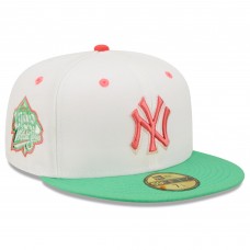 Бейсболка New York Yankees New Era 1999 World Series Watermelon Lolli 59FIFTY - White/Green