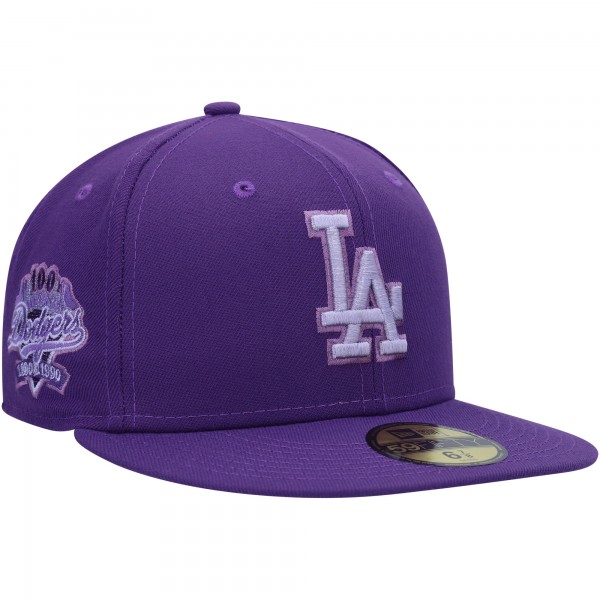 Бейсболка Los Angeles Dodgers New Era Lavender Undervisor 59FIFTY - Purple