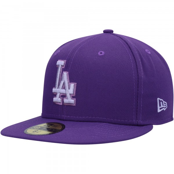 Бейсболка Los Angeles Dodgers New Era Lavender Undervisor 59FIFTY - Purple