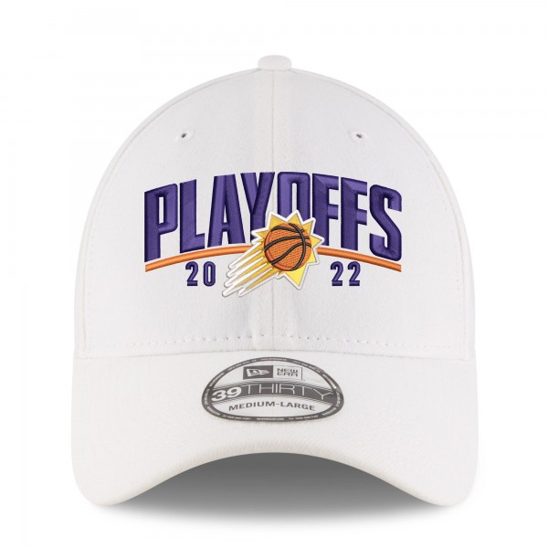 Бейсболка Phoenix Suns New Era 2022 NBA Playoffs Arch 39THIRTY - White