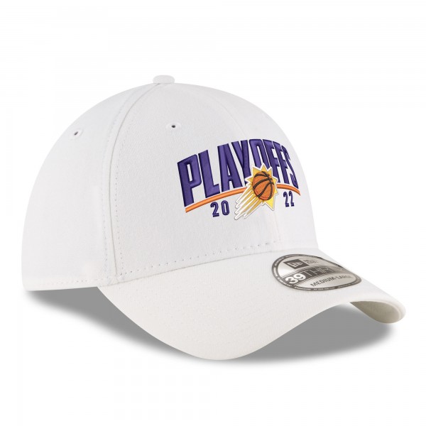 Бейсболка Phoenix Suns New Era 2022 NBA Playoffs Arch 39THIRTY - White
