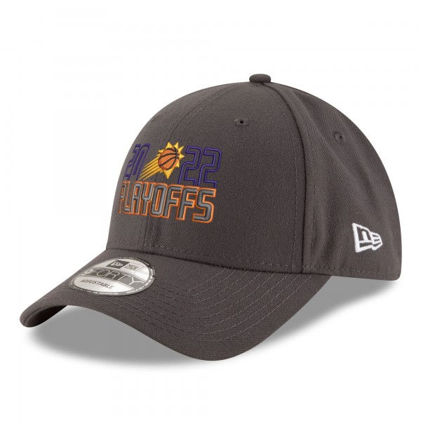 Бейсболка Phoenix Suns New Era 2022 NBA Playoffs Bubble Letter 9FORTY - Gray