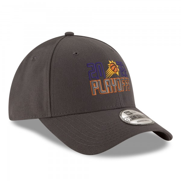 Бейсболка Phoenix Suns New Era 2022 NBA Playoffs Bubble Letter 9FORTY - Gray